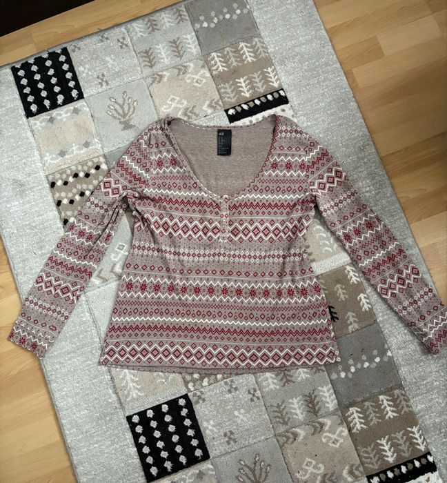 Set bluze pijamale comode sclipici desene femei H&M