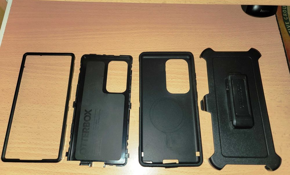 Оригинален удароустойчив каучуков  калъф Otterbox за Samsung S25 ULTRA черен