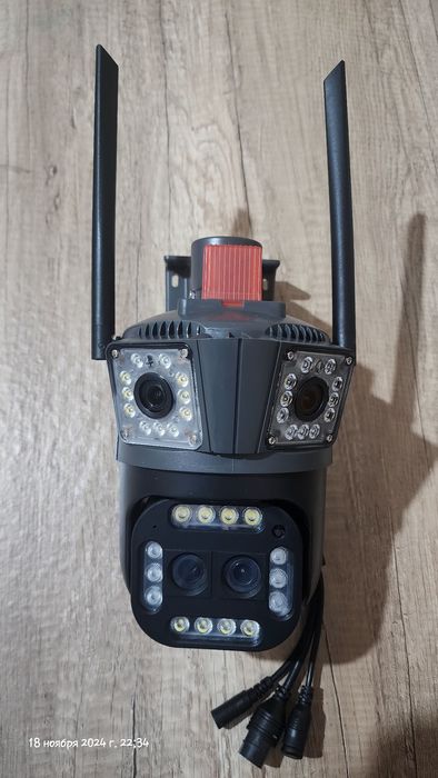 Wifi ptz камера с 4 линзами