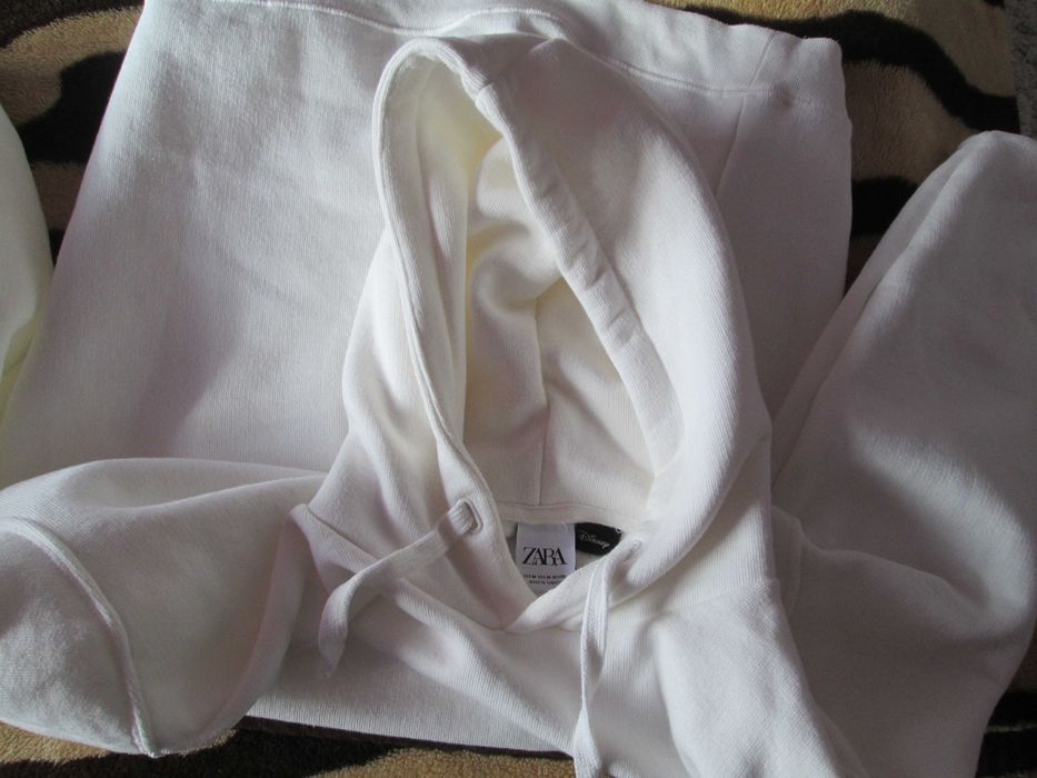 hanorac alb Zara Mickey 40   unisex