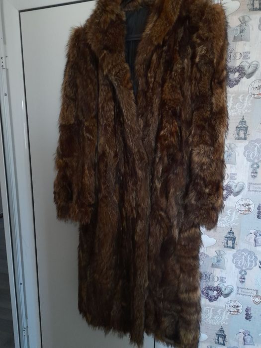 Кожено Палто от Енот