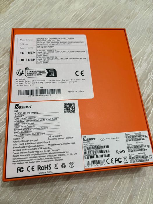 Телефон Fossibot s2