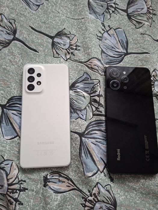 Продам 2 телефона samsung a33, Redmi.