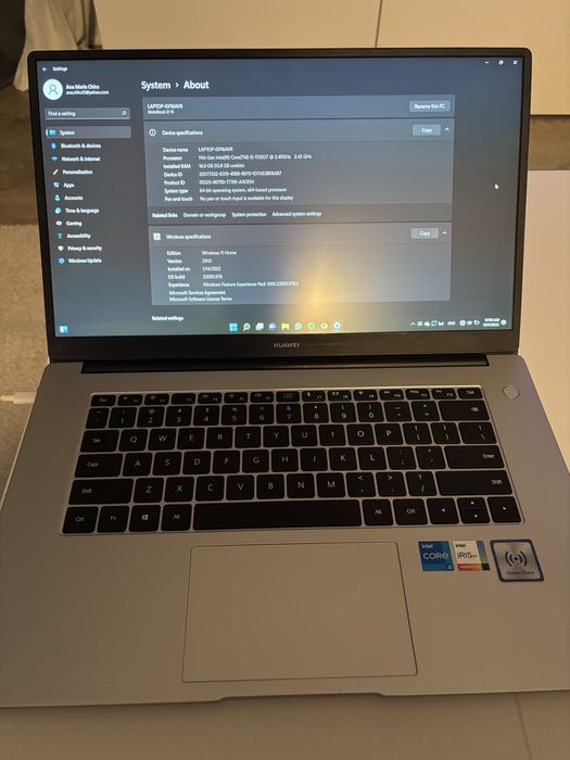 Laptop Huawei Matebook D15 CPU i5 16 GB RAM Ilfov Baneasa • OLX.ro