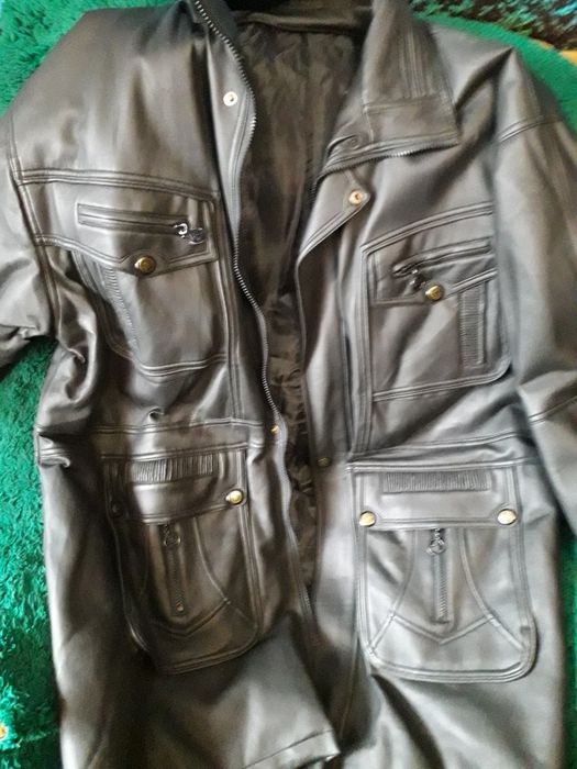 Мъжка шуба изкуствена кожа