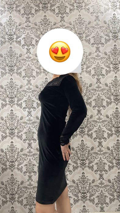 платье из королевского бархата