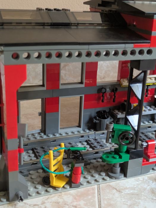 LEGO комплекти, рицари, влак 9V и град