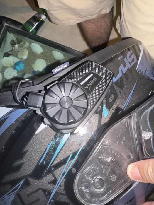 Casca Shark D-Skwal 3 cu intercom Sena Spider ST1