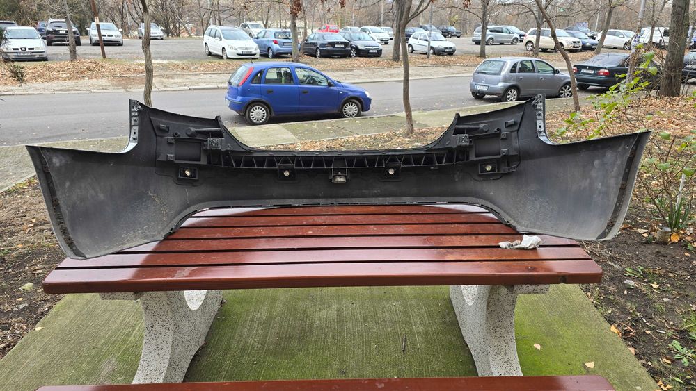 Задна Sline броня  Ауди А6 4Ф седан 2009 - 2011 фейслифт