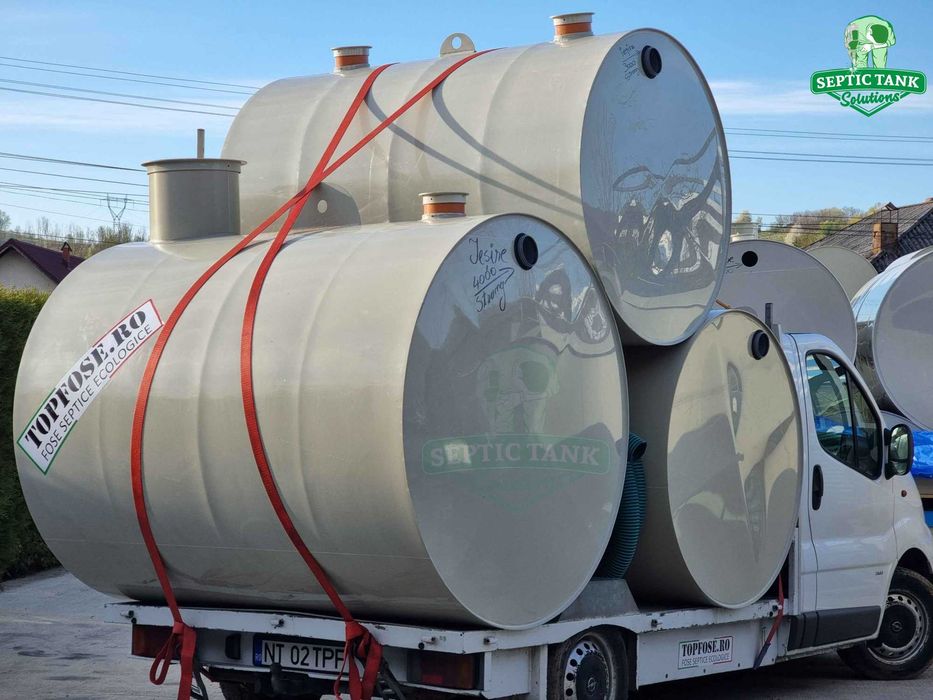 Fosa Septica STRONG 4000L - Direct Fabrica - Cu Ranforsari INTERIOARE!