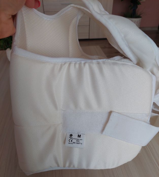 Детски Карате нагръдник, бял