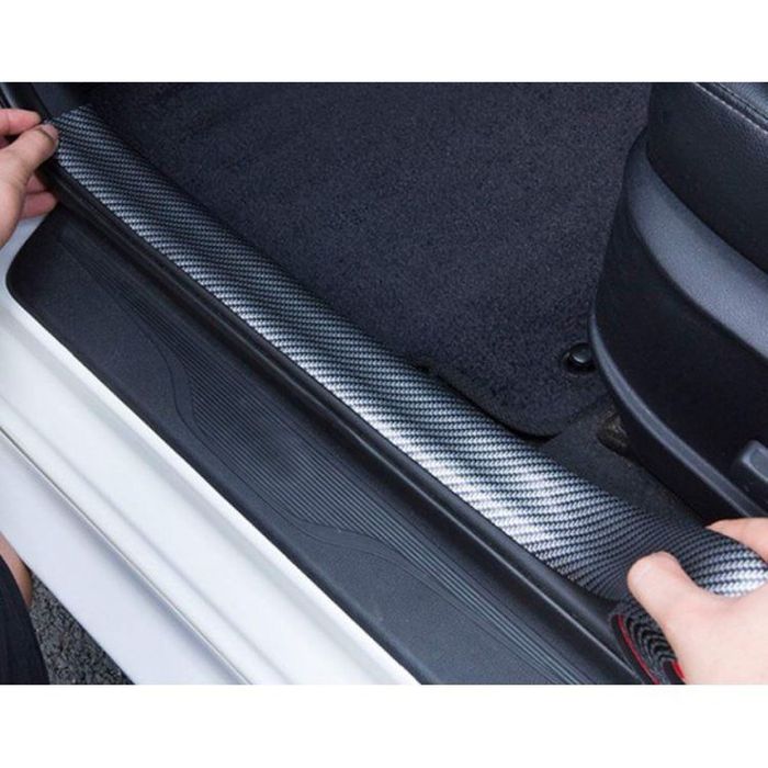 Декоративна лайсна 2 цвята - Хром и Карбон