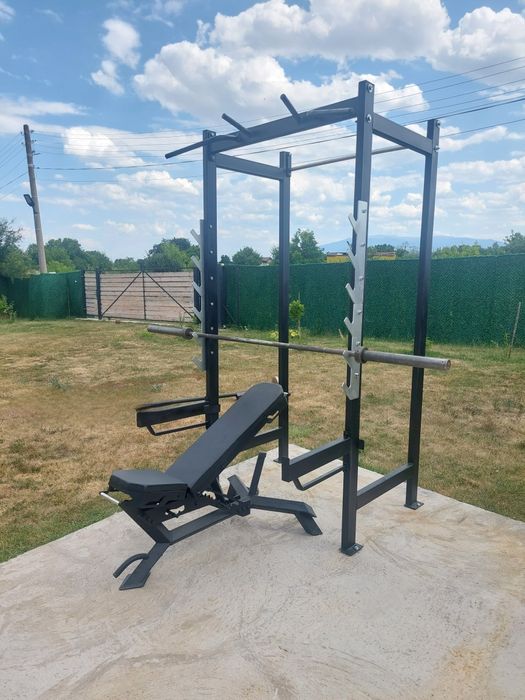 Силова клетка с лост за набиране