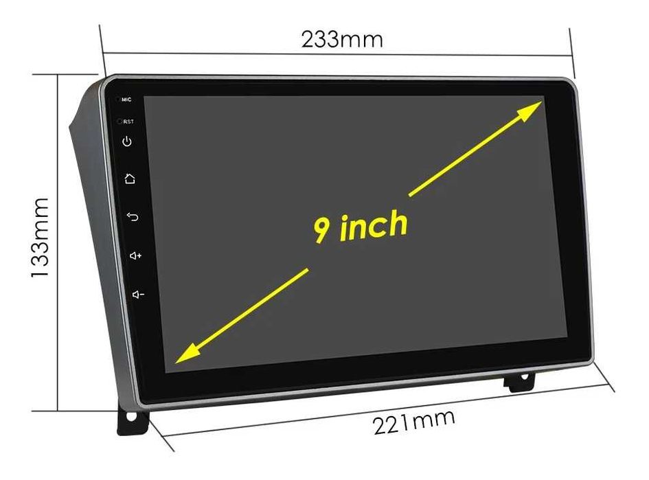 Мултимедия 9″ Android 13 за Peugeot 407 навигация CARPLAY