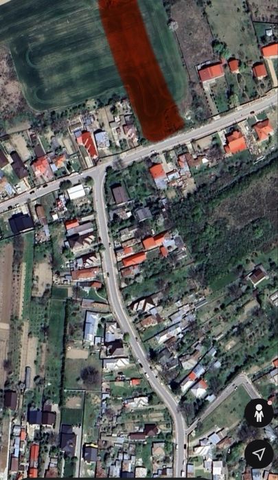 Teren intravilan 3600 mp str 1 Mai Bolintin Vale utilitati front 36 m