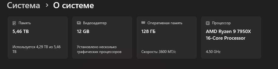 Срочно!  Ryzen 9 7950X / RTX 4070 / 128GB DDR5 / 2TB 990 PRO + 27
