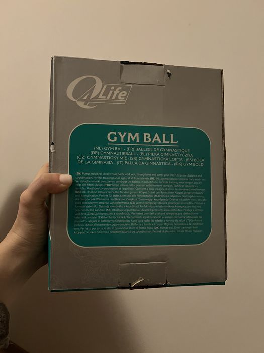 Minge medicinala gimnastica, yoga, pilates, gravide cu pompa inclusa