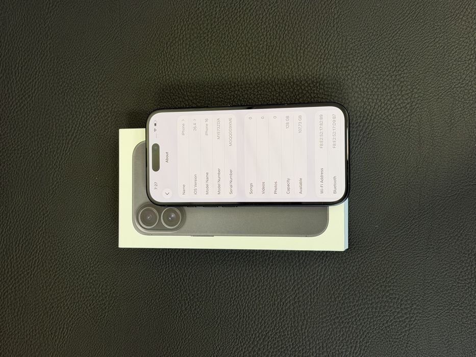 Нов iPhone 16 - 1 цикъл