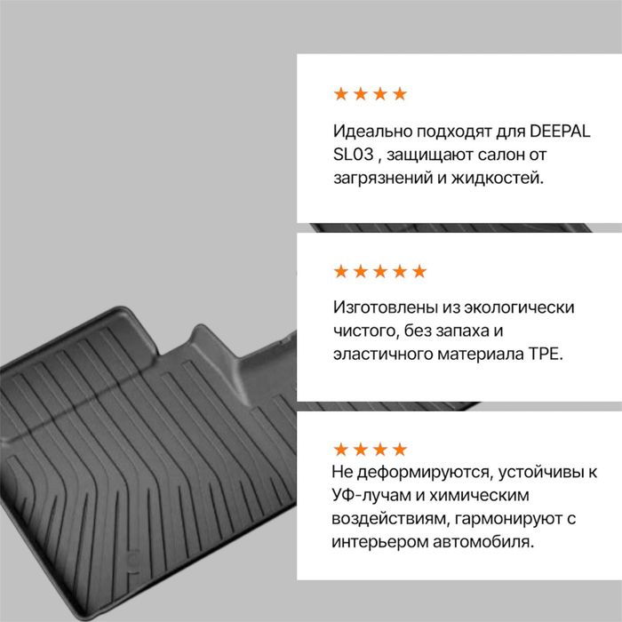 Резиновый салон полик для Deepal SL03 от «LuxwayShop»