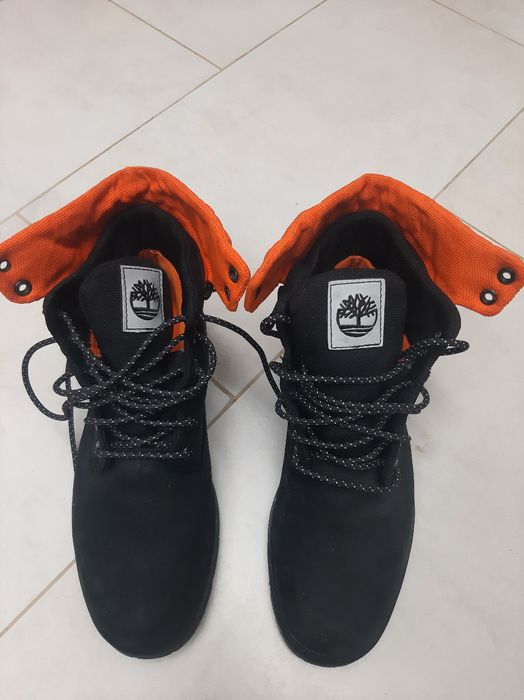 Vând Ghete Timberland Impermeabile Black Orange
