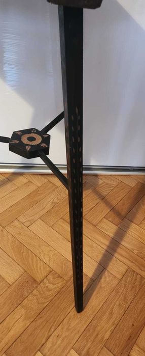 Masuta de cafea hexagonala stil Brancovenesc