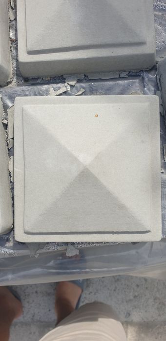 Capace , coame  si placi de gard , piatra decorativa model Travertin