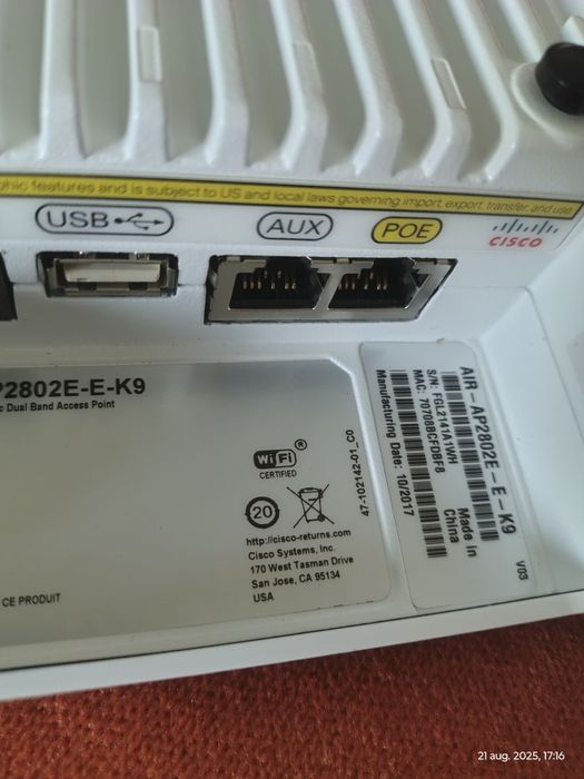 Cisco acces point router