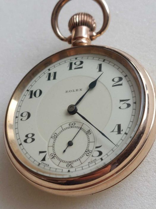 Джобен часовник ROLEX-1910-30 г.позлатен