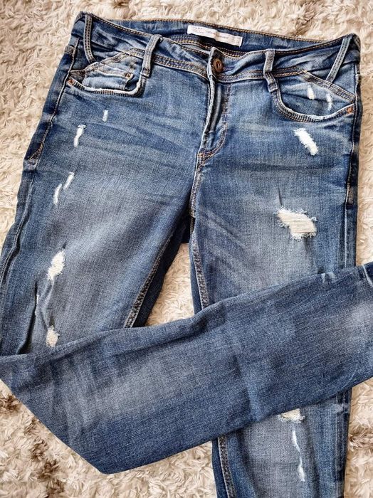 Дънки тъмносиви и сини, размер S-М