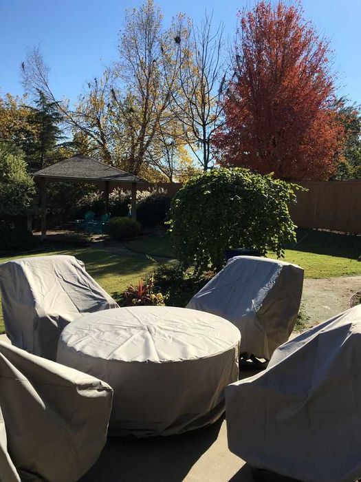 Чехол для садовой мебели — защита от дождя, солнца и пыли