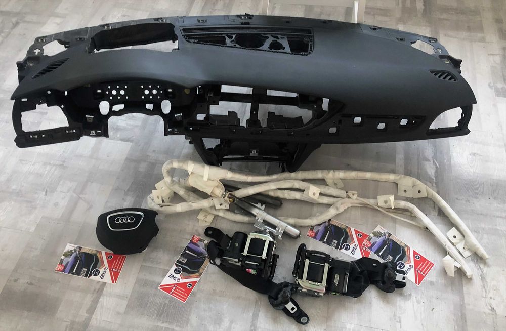 Audi a6 c7 4g plansa bord hud kit airbag volan pasager
