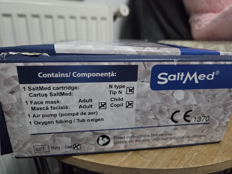 Vând inhalator salin SaltMed cartuș N