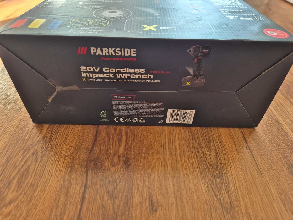 Parkside Performance PPDSSA 20-Li A1 Гайковерт 600Nm (Нов и запечатан)