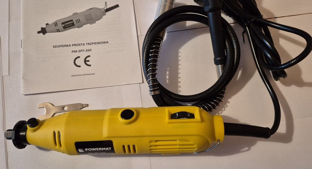 Mini freză/Polizor drept/ax Powermat PM-SPT-350W