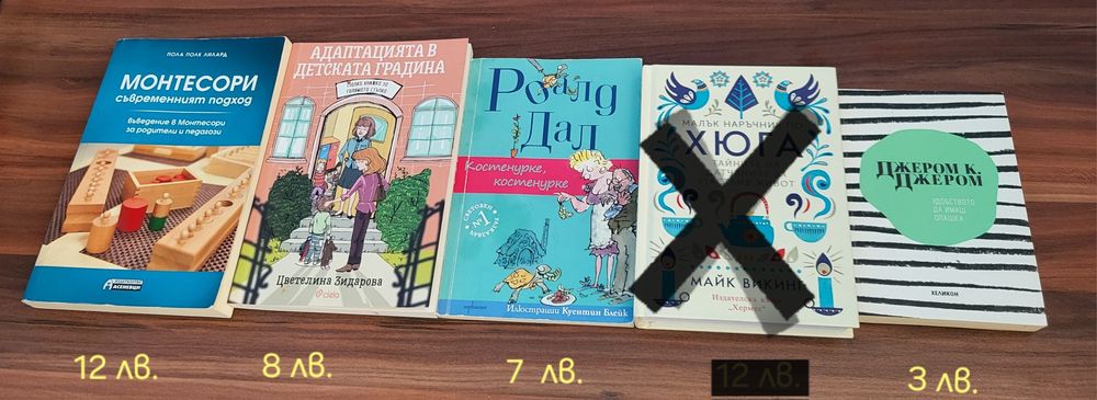 Книги - трилъри, криминални и други