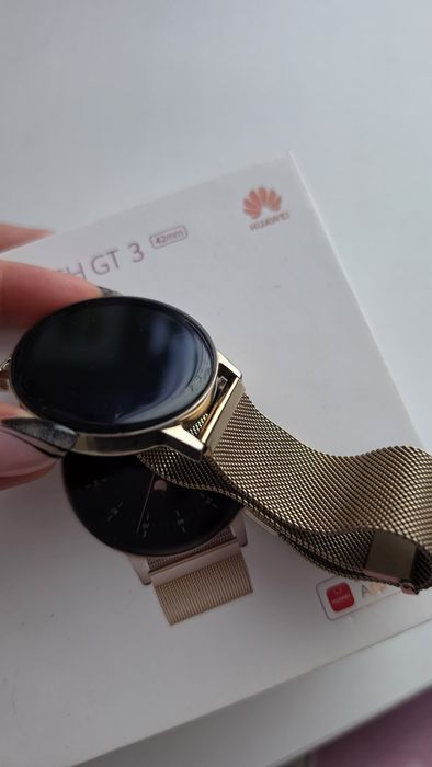 Дамски смарт часовник Huawei Watch GT 3 (42mm) Gold / Златен