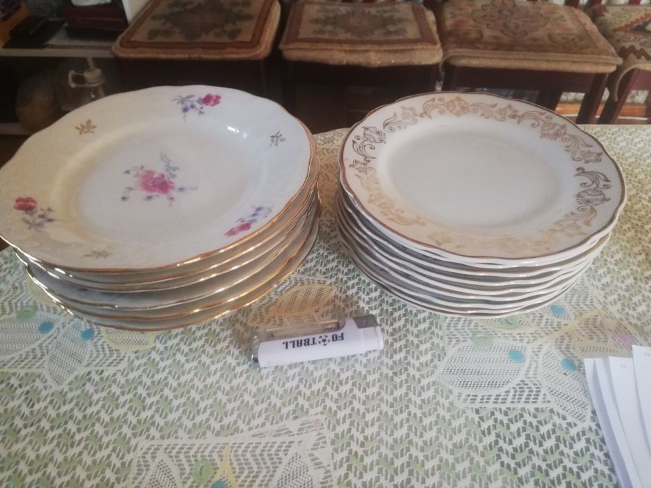 Посуда СССР фарфор  тарелки