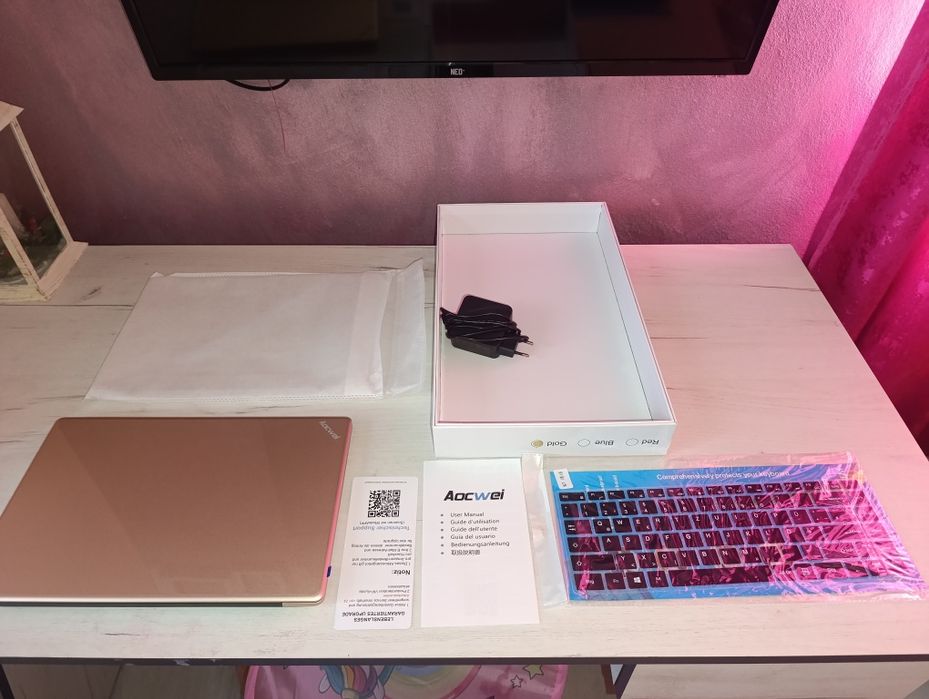 Aocwei A5 14-инчов лаптоп 6GB DDR4, 256GB SSD, 1TB Expand, Celeron N40