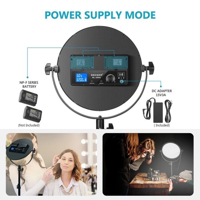 Проф. Диодно осветление. Видео. Фото. Би-колор. Грим. Влог. Софтбокс