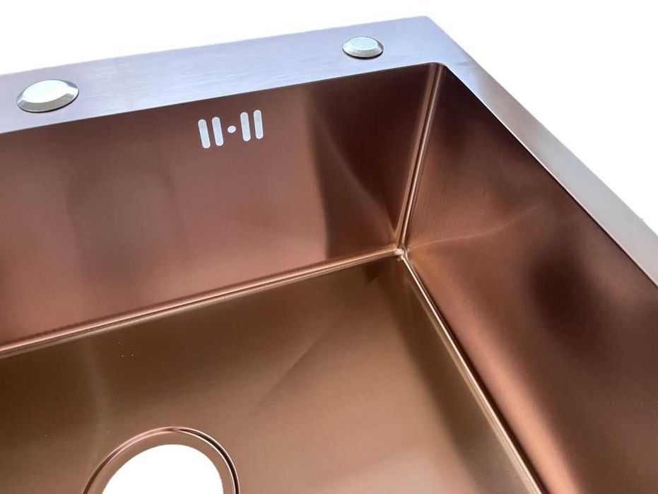 Reducere Chiuveta inox bucatarie 50x44 gold-rose