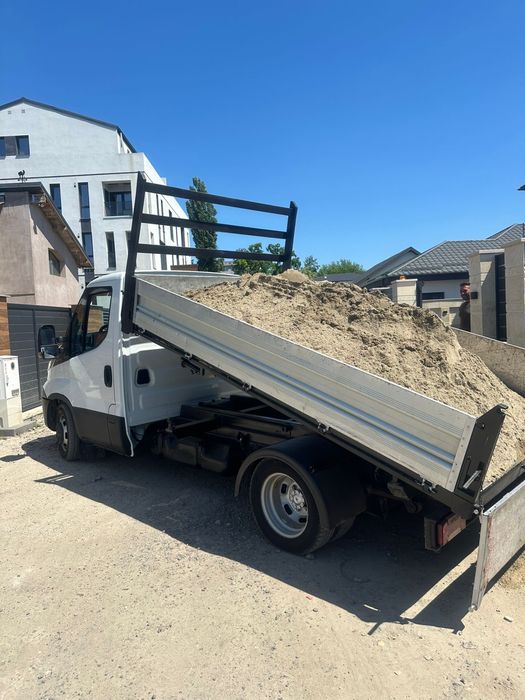 Transport cu basculanta 3,5 tone , nisip , balast, pamant , mobila