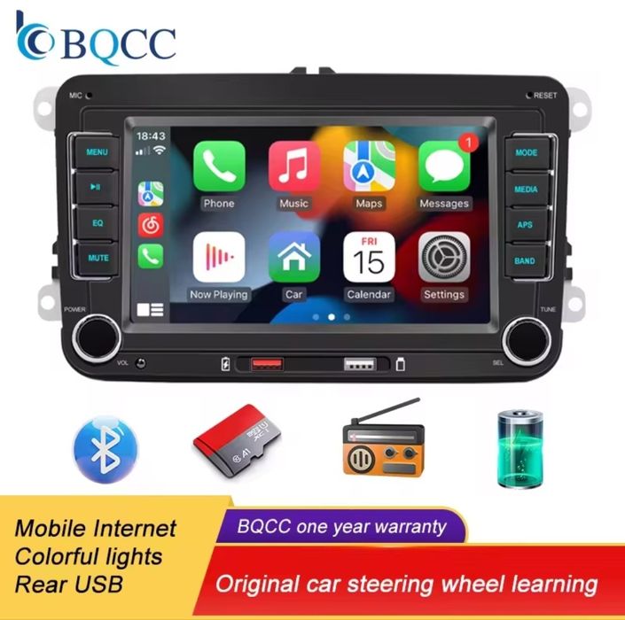 Navi auto VAG wired/wirelles car play/android auto + camera spate