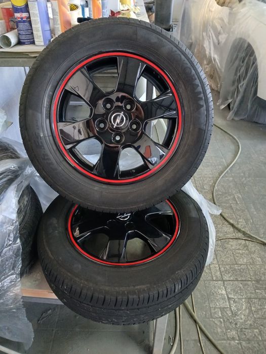 Set jante aliaj 5x110 R15 Opel + anvelope de vară