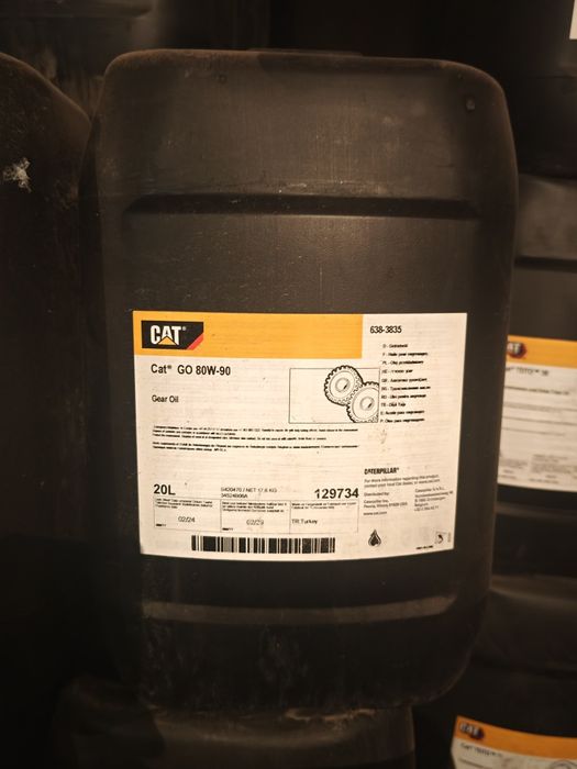 Масло трансмиссионное cat GO 80W-90/20 литров литро