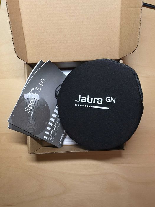 Jabra Speak 510 Speakerphone Bluetooth USB Conferinte Teams Skype Zoom Microsoft Meet Difuzor Microfon Sala Sedinte Wireless Original