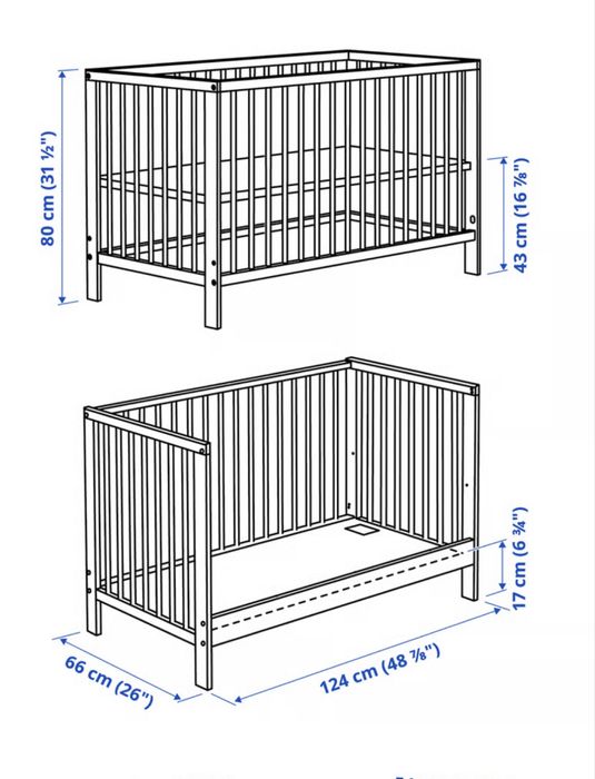 Set mobilier bebeluși IKEA