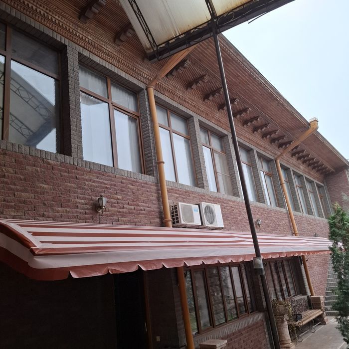 Тент, баннер  Соя сетка установка