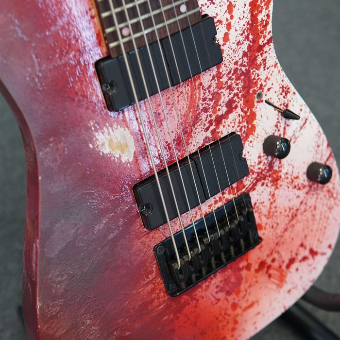 Chitara Electrica Ibanez RG8, Culoare Custom Pictata + Fishman Fluence Keith Merrow Set/ 12 LUNI GARANTIE