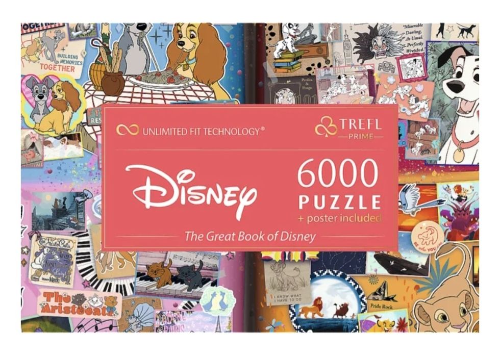 Пъзел Prime Disney 6000 части. Великата книга на Дисни