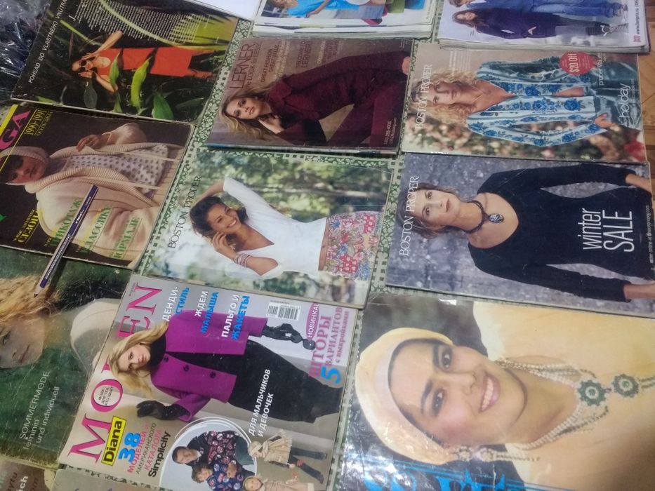 1  Продам журналы мод  90 х годов .BURDA все номера